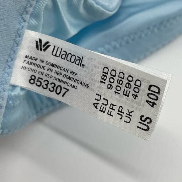 Wacoal Light Blue Bra w/ underwire - Picture 9 of 9